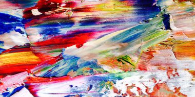 Renkli soyut arka plan duvar kağıdı. Modern motif görsel sanat. Yağlı boya karışımı. Moda el boyama bezi. Duvar dekorasyonu ve duvar resimleri fikri. 3 Boyutlu Doku