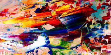 Renkli soyut arka plan duvar kağıdı. Modern motif görsel sanat. Yağlı boya karışımı. Moda el boyama bezi. Duvar dekorasyonu ve duvar resimleri fikri. 3 Boyutlu Doku