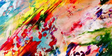 Renkli soyut arka plan duvar kağıdı. Modern motif görsel sanat. Yağlı boya karışımı. Moda el boyama bezi. Duvar dekorasyonu ve duvar resimleri fikri. 3 Boyutlu Doku