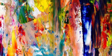 Renkli soyut arka plan duvar kağıdı. Modern motif görsel sanat. Yağlı boya karışımı. Moda el boyama bezi. Duvar dekorasyonu ve duvar resimleri fikri. 3 Boyutlu Doku