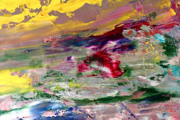 Renkli soyut arka plan duvar kağıdı. Modern motif görsel sanat. Yağlı boya karışımı. Moda el boyama bezi. Duvar dekorasyonu ve duvar resimleri fikri. 3 Boyutlu Doku