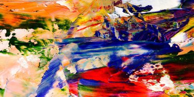 Renkli soyut arka plan duvar kağıdı. Modern motif görsel sanat. Yağlı boya karışımı. Moda el boyama bezi. Duvar dekorasyonu ve duvar resimleri fikri. 3 Boyutlu Doku