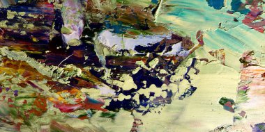 Renkli soyut arka plan duvar kağıdı. Modern motif görsel sanat. Yağlı boya karışımı. Moda el boyama bezi. Duvar dekorasyonu ve duvar resimleri fikri. 3 Boyutlu Doku