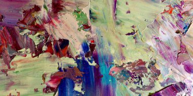 Renkli soyut arka plan duvar kağıdı. Modern motif görsel sanat. Yağlı boya karışımı. Moda el boyama bezi. Duvar dekorasyonu ve duvar resimleri fikri. 3 Boyutlu Doku