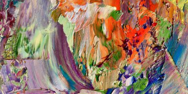 Renkli soyut arka plan duvar kağıdı. Modern motif görsel sanat. Yağlı boya karışımı. Moda el boyama bezi. Duvar dekorasyonu ve duvar resimleri fikri. 3 Boyutlu Doku