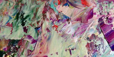 Renkli soyut arka plan duvar kağıdı. Modern motif görsel sanat. Yağlı boya karışımı. Moda el boyama bezi. Duvar dekorasyonu ve duvar resimleri fikri. 3 Boyutlu Doku