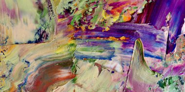 Renkli soyut arka plan duvar kağıdı. Modern motif görsel sanat. Yağlı boya karışımı. Moda el boyama bezi. Duvar dekorasyonu ve duvar resimleri fikri. 3 Boyutlu Doku