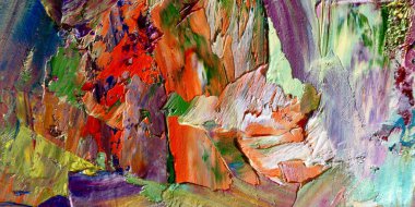 Renkli soyut arka plan duvar kağıdı. Modern motif görsel sanat. Yağlı boya karışımı. Moda el boyama bezi. Duvar dekorasyonu ve duvar resimleri fikri. 3 Boyutlu Doku