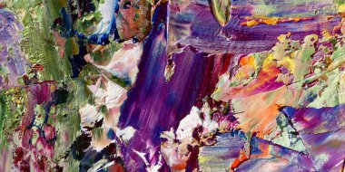 Renkli soyut arka plan duvar kağıdı. Modern motif görsel sanat. Yağlı boya karışımı. Moda el boyama bezi. Duvar dekorasyonu ve duvar resimleri fikri. 3 Boyutlu Doku