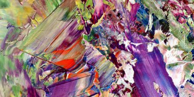 Renkli soyut arka plan duvar kağıdı. Modern motif görsel sanat. Yağlı boya karışımı. Moda el boyama bezi. Duvar dekorasyonu ve duvar resimleri fikri. 3 Boyutlu Doku