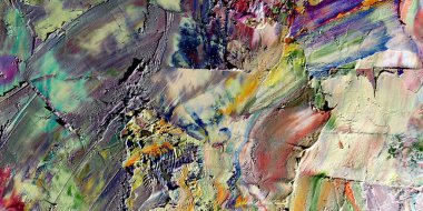 Renkli soyut arka plan duvar kağıdı. Modern motif görsel sanat. Yağlı boya karışımı. Moda el boyama bezi. Duvar dekorasyonu ve duvar resimleri fikri. 3 Boyutlu Doku