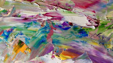 Renkli soyut arka plan duvar kağıdı. Modern motif görsel sanat. Yağlı boya karışımı. Moda el boyama bezi. Duvar dekorasyonu ve duvar resimleri fikri. 3 Boyutlu Doku