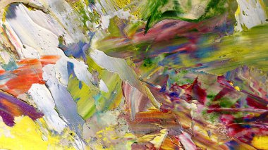 Renkli soyut arka plan duvar kağıdı. Modern motif görsel sanat. Yağlı boya karışımı. Moda el boyama bezi. Duvar dekorasyonu ve duvar resimleri fikri. 3 Boyutlu Doku