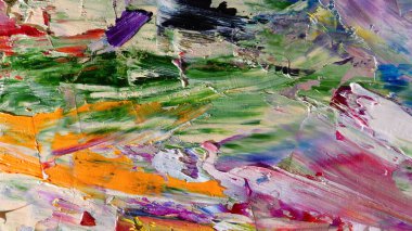 Renkli soyut arka plan duvar kağıdı. Modern motif görsel sanat. Yağlı boya karışımı. Moda el boyama bezi. Duvar dekorasyonu ve duvar resimleri fikri. 3 Boyutlu Doku