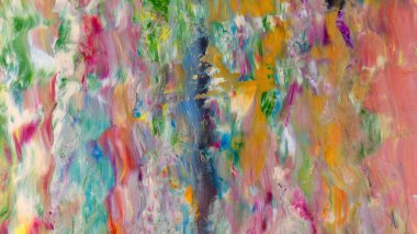 Renkli soyut arka plan duvar kağıdı. Modern motif görsel sanat. Yağlı boya karışımı. Moda el boyama bezi. Duvar dekorasyonu ve duvar resimleri fikri. 3 Boyutlu Doku
