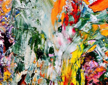 Renkli soyut arka plan duvar kağıdı. Modern motif görsel sanat. Yağlı boya karışımı. Moda el boyama bezi. Duvar dekorasyonu ve duvar resimleri fikri. 3 Boyutlu Doku