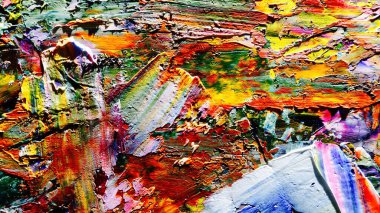 Renkli soyut arka plan duvar kağıdı. Modern motif görsel sanat. Yağlı boya karışımı. Moda el boyama bezi. Duvar dekorasyonu ve duvar resimleri fikri. 3 Boyutlu Doku