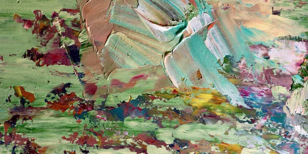 Πολύχρωμο Αφηρημένο Φόντο Ταπετσαρία Σύγχρονη Εικαστική Τέχνη Μείγματα Μπογιάς Λαδιού — Φωτογραφία Αρχείου