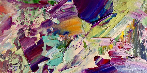 Кольорові Абстрактні Шпалери Фону Сучасне Візуальне Мистецтво Змійки Олійної Фарби — стокове фото