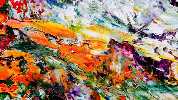 Renkli soyut arka plan duvar kağıdı. Modern motif görsel sanat. Yağlı boya karışımı. Moda el boyama bezi. Duvar dekorasyonu ve duvar resimleri fikri. 3 Boyutlu Doku