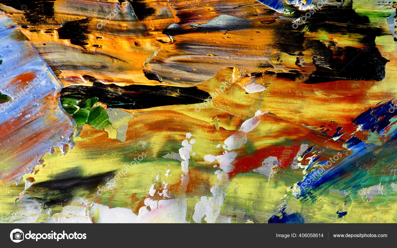 Colorful Abstract Background Wallpaper Modern Motif Visual Art Mixtures Oil Stok Foto C Valeriysound 406058614