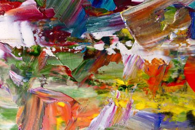 Renkli soyut arka plan duvar kağıdı. Modern motif görsel sanat. Yağlı boya karışımı. Moda el boyama bezi. Duvar dekorasyonu ve Duvar resimleri fikri. 