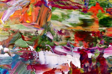 Renkli soyut arka plan duvar kağıdı. Modern motif görsel sanat. Yağlı boya karışımı. Moda el boyama bezi. Duvar dekorasyonu ve Duvar resimleri fikri.