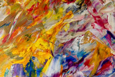 Renkli soyut arka plan duvar kağıdı. Modern motif görsel sanat. Yağlı boya karışımı. Moda el boyama bezi. Duvar dekorasyonu ve Duvar resimleri fikri.