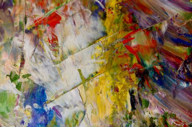 Renkli soyut arka plan duvar kağıdı. Modern motif görsel sanat. Yağlı boya karışımı. Moda el boyama bezi. Duvar dekorasyonu ve Duvar resimleri fikri