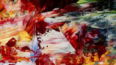 Renkli soyut arka plan duvar kağıdı. Modern motif görsel sanat. Yağlı boya karışımı. Moda el boyama bezi. Duvar dekorasyonu ve Duvar resimleri fikri