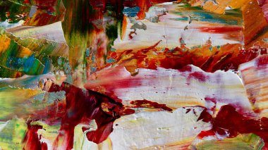 Renkli soyut arka plan duvar kağıdı. Modern motif görsel sanat. Yağlı boya karışımı. Moda el boyama bezi. Duvar dekorasyonu ve Duvar resimleri fikri