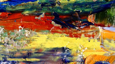 Renkli soyut arka plan duvar kağıdı. Modern motif görsel sanat. Yağlı boya karışımı. Moda el boyama bezi. Duvar dekorasyonu ve duvar resimleri fikri. 3 Boyutlu Doku