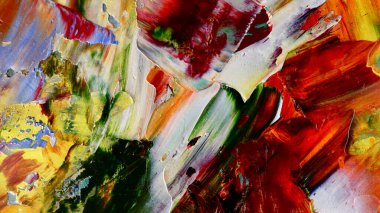 Renkli soyut arka plan duvar kağıdı. Modern motif görsel sanat. Yağlı boya karışımı. Moda el boyama bezi. Duvar dekorasyonu ve duvar resimleri fikri. 3 Boyutlu Doku
