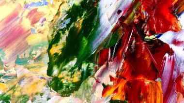 Renkli soyut arka plan duvar kağıdı. Modern motif görsel sanat. Yağlı boya karışımı. Moda el boyama bezi. Duvar dekorasyonu ve duvar resimleri fikri. 3 Boyutlu Doku