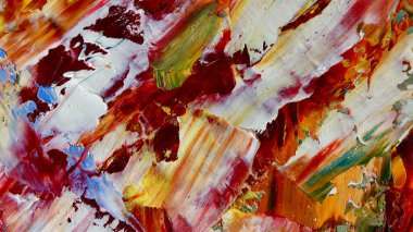 Renkli soyut arka plan duvar kağıdı. Modern motif görsel sanat. Yağlı boya karışımı. Moda el boyama bezi. Duvar dekorasyonu ve Duvar resimleri fikri