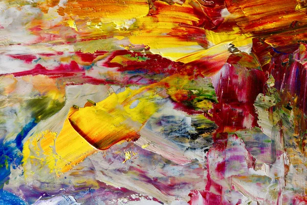 Renkli soyut arka plan duvar kağıdı. Modern motif görsel sanat. Yağlı boya karışımı. Moda el boyama bezi. Duvar dekorasyonu ve Duvar resimleri fikri.