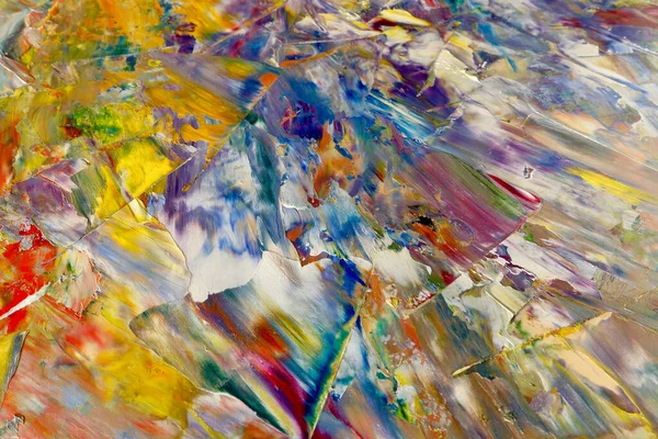 Renkli soyut arka plan duvar kağıdı. Modern motif görsel sanat. Yağlı boya karışımı. Moda el boyama bezi. Duvar dekorasyonu ve Duvar resimleri fikri.