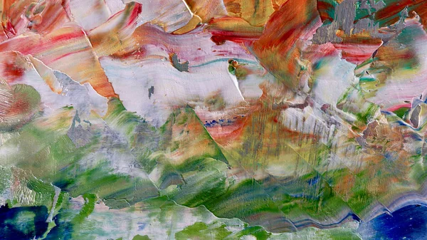 Renkli soyut arka plan duvar kağıdı. Modern motif görsel sanat. Yağlı boya karışımı. Moda el boyama bezi. Duvar dekorasyonu ve Duvar resimleri fikri