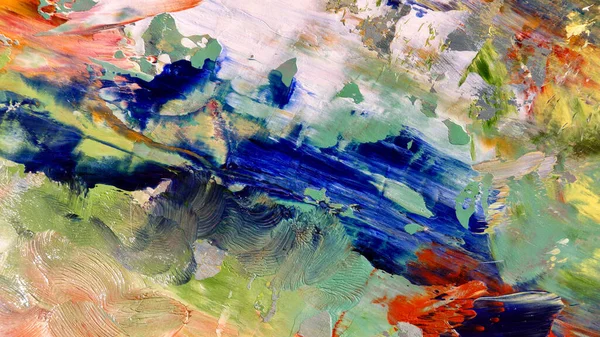 Renkli soyut arka plan duvar kağıdı. Modern motif görsel sanat. Yağlı boya karışımı. Moda el boyama bezi. Duvar dekorasyonu ve Duvar resimleri fikri