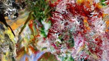 Renkli soyut arka plan duvar kağıdı. Modern motif görsel sanat. Yağlı boya karışımı. Moda el boyama bezi. Duvar dekorasyonu ve Duvar resimleri fikri