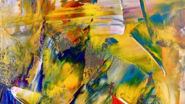 Renkli soyut arka plan duvar kağıdı. Modern motif görsel sanat. Yağlı boya karışımı. Moda el boyama bezi. Duvar dekorasyonu ve Duvar resimleri fikri.