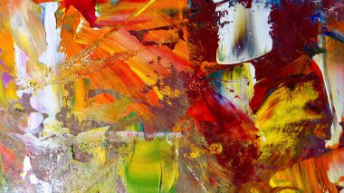 Renkli soyut arka plan duvar kağıdı. Modern motif görsel sanat. Yağlı boya karışımı. Moda el boyama bezi. Duvar dekorasyonu ve Duvar resimleri fikri. 
