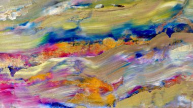 Renkli soyut arka plan duvar kağıdı. Modern motif görsel sanat. Yağlı boya karışımı. Moda el boyama bezi. Duvar dekorasyonu ve duvar resimleri fikri. 3 Boyutlu Doku