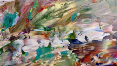 Renkli soyut arka plan duvar kağıdı. Modern motif görsel sanat. Yağlı boya karışımı. Moda el boyama bezi. Duvar dekorasyonu ve duvar resimleri fikri. 3 Boyutlu Doku