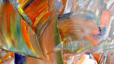 Renkli soyut arka plan duvar kağıdı. Modern motif görsel sanat. Yağlı boya karışımı. Moda el boyama bezi. Duvar dekorasyonu ve duvar resimleri fikri. 3 Boyutlu Doku