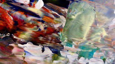 Renkli soyut arka plan duvar kağıdı. Modern motif görsel sanat. Yağlı boya karışımı. Moda el boyama bezi. Duvar dekorasyonu ve duvar resimleri fikri. 3 Boyutlu Doku