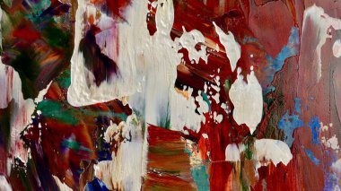 Renkli soyut arka plan duvar kağıdı. Modern motif görsel sanat. Yağlı boya karışımı. Moda el boyama bezi. Duvar dekorasyonu ve duvar resimleri fikri. 3 Boyutlu Doku