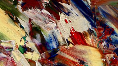 Renkli soyut arka plan duvar kağıdı. Modern motif görsel sanat. Yağlı boya karışımı. Moda el boyama bezi. Duvar dekorasyonu ve duvar resimleri fikri. 3 Boyutlu Doku