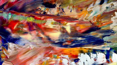 Renkli soyut arka plan duvar kağıdı. Modern motif görsel sanat. Yağlı boya karışımı. Moda el boyama bezi. Duvar dekorasyonu ve duvar resimleri fikri. 3 Boyutlu Doku