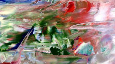 Renkli soyut arka plan duvar kağıdı. Modern motif görsel sanat. Yağlı boya karışımı. Moda el boyama bezi. Duvar dekorasyonu ve duvar resimleri fikri. 3 Boyutlu Doku